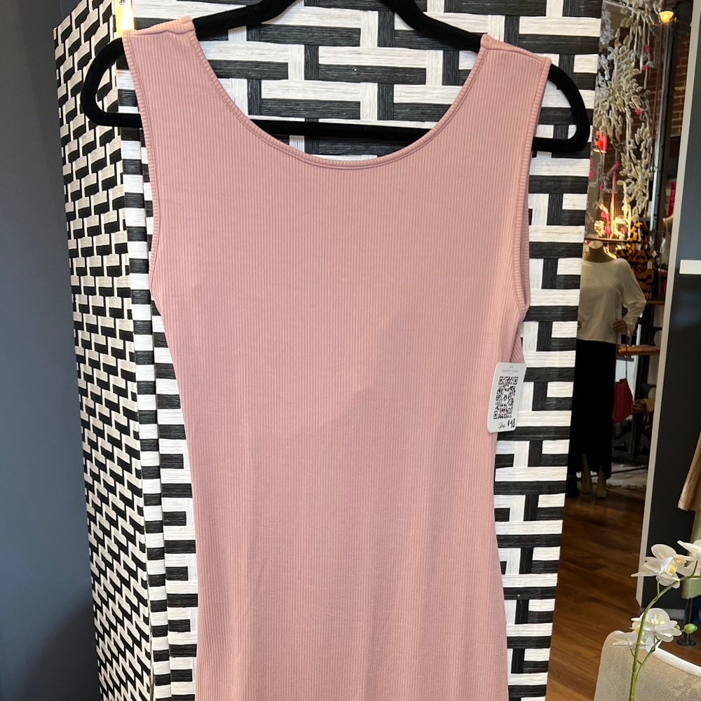 Twist Back Ribbed Dress - Picture 3 of 3
